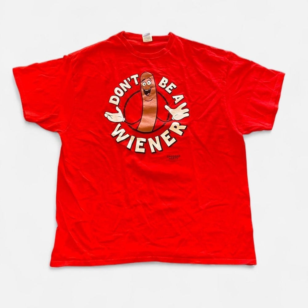 Don't be a wiener sausage party promo funny T-shirt